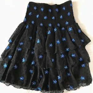 Maje Ruffled mini shirt size 1